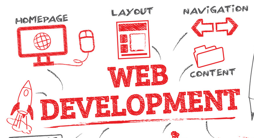 web development concept